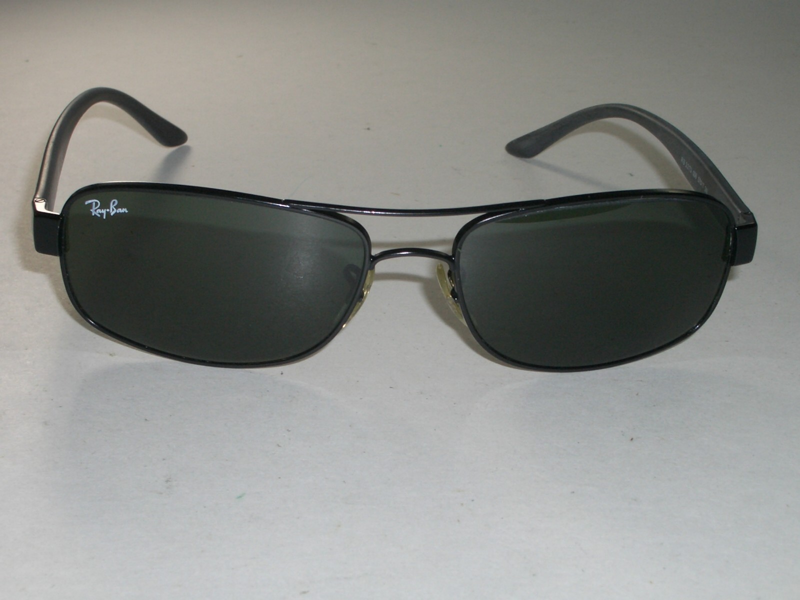 RAY BAN RB3273 006 57[]17mm STUNNING SLEEK G15 GLASS LENS BLACK SUNGLASSES SUPER