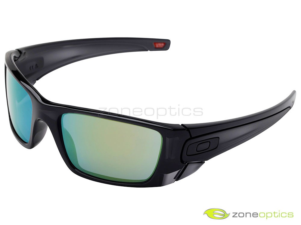 Oakley Fuel Cell Sunglasses OO9096-85 Polished Black Ink/Emerald Iridium