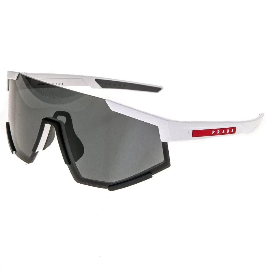 PRADA Linea Rossa PS04WS White Sport Wrap Pilot Sunglasses Unisex