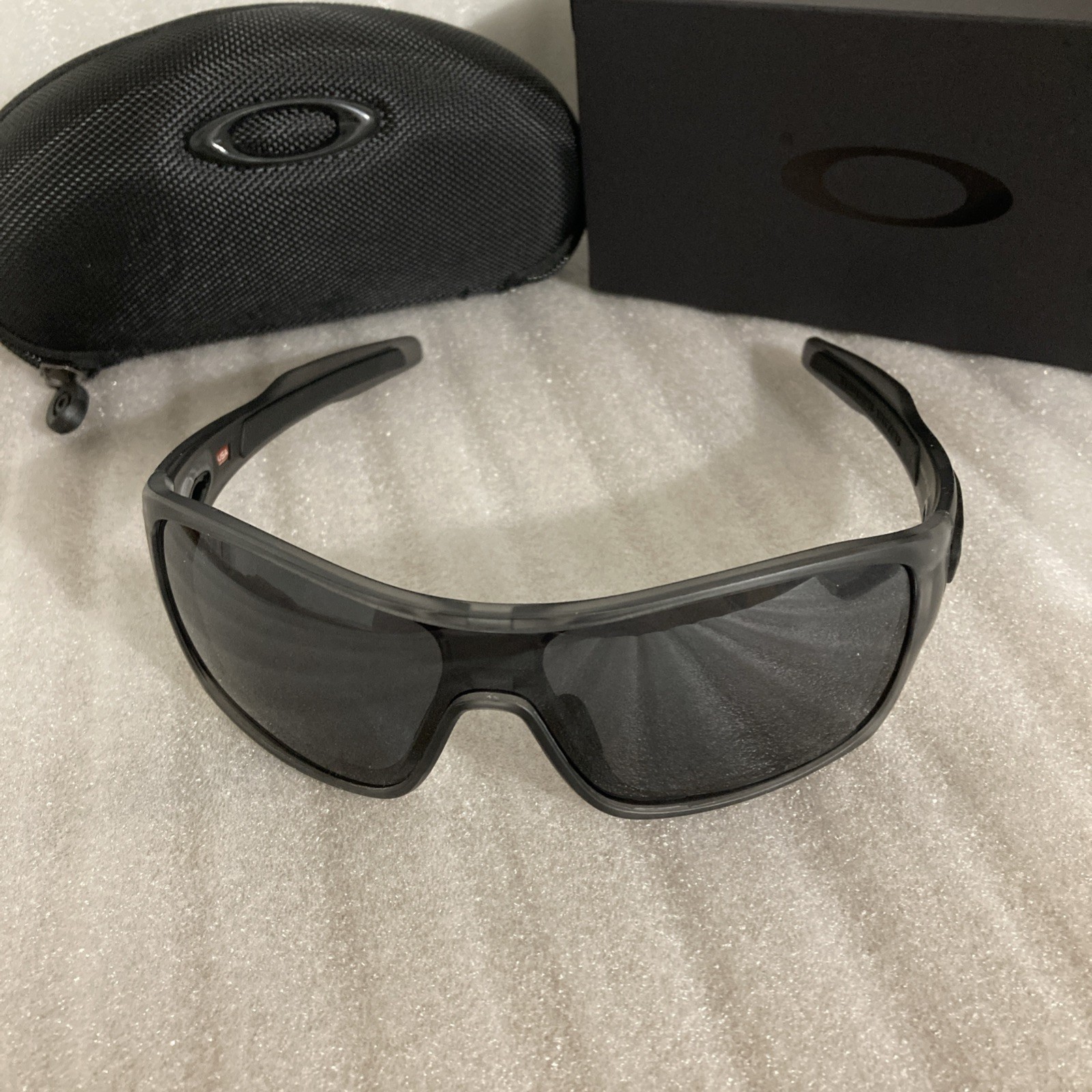 Oakley TURBINE ROTOR Matte Grey Frame Black Prizm Lens Sunglass NEW