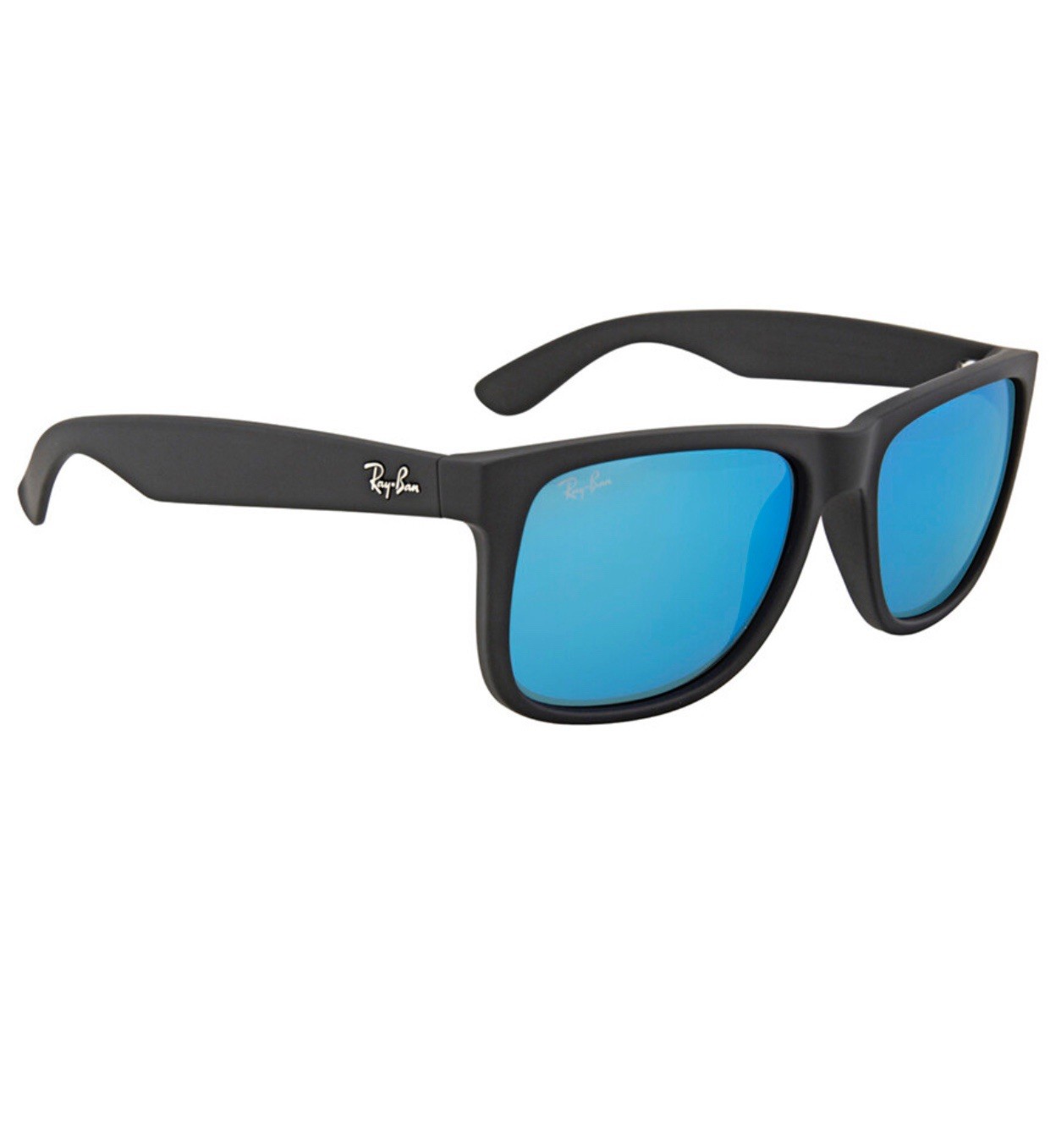 Ray-Ban RB4165 622/55 Polarized Justin Color Mix Blue Mirror Sunglasses 54mm