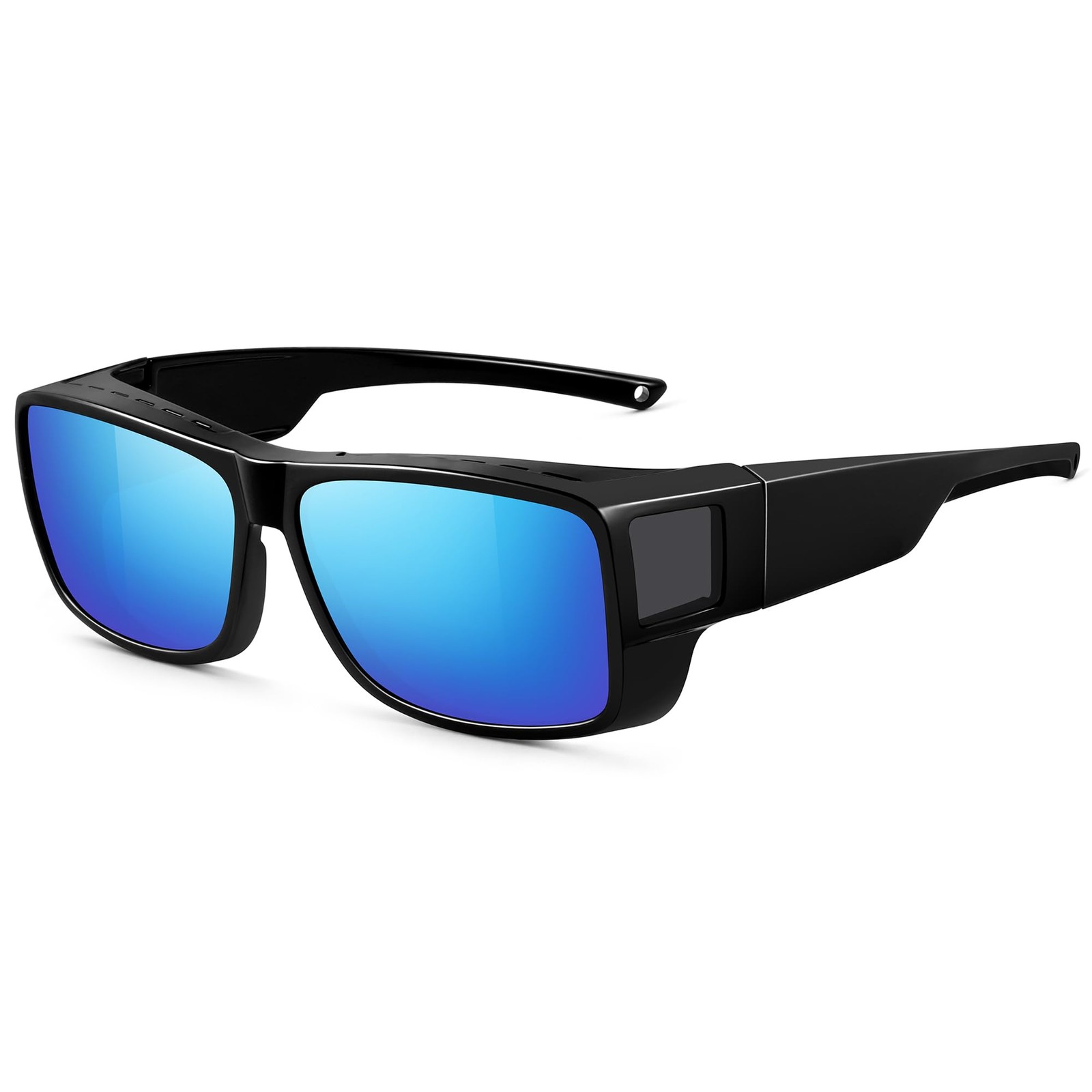 Fit Over Glasses Polarized Sunglasses for Men,Womens Wrap Around Cover Shades…