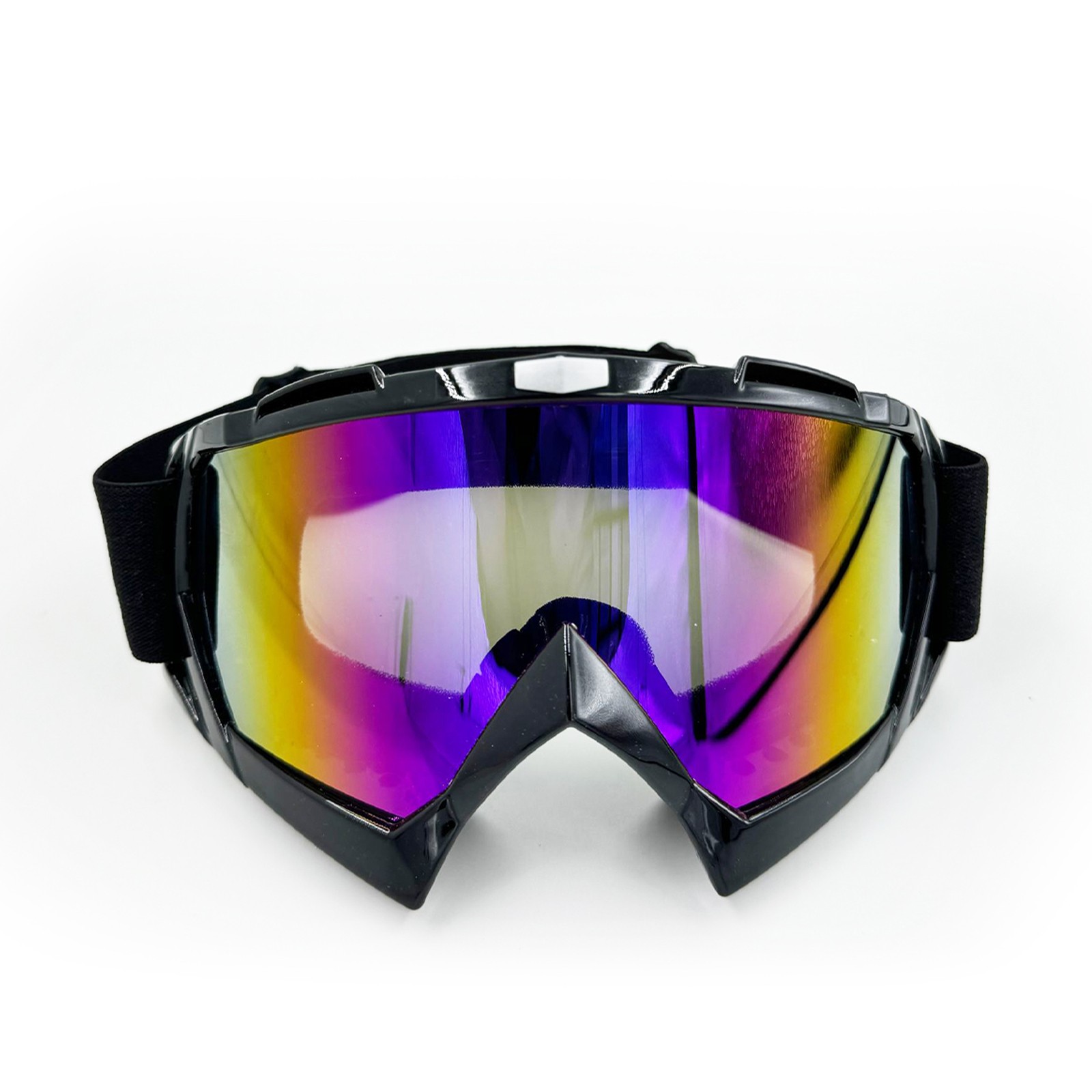 Motorcycle OTG Goggles Fit Over Glasses Padded Windproof Riding Adjustable Strap