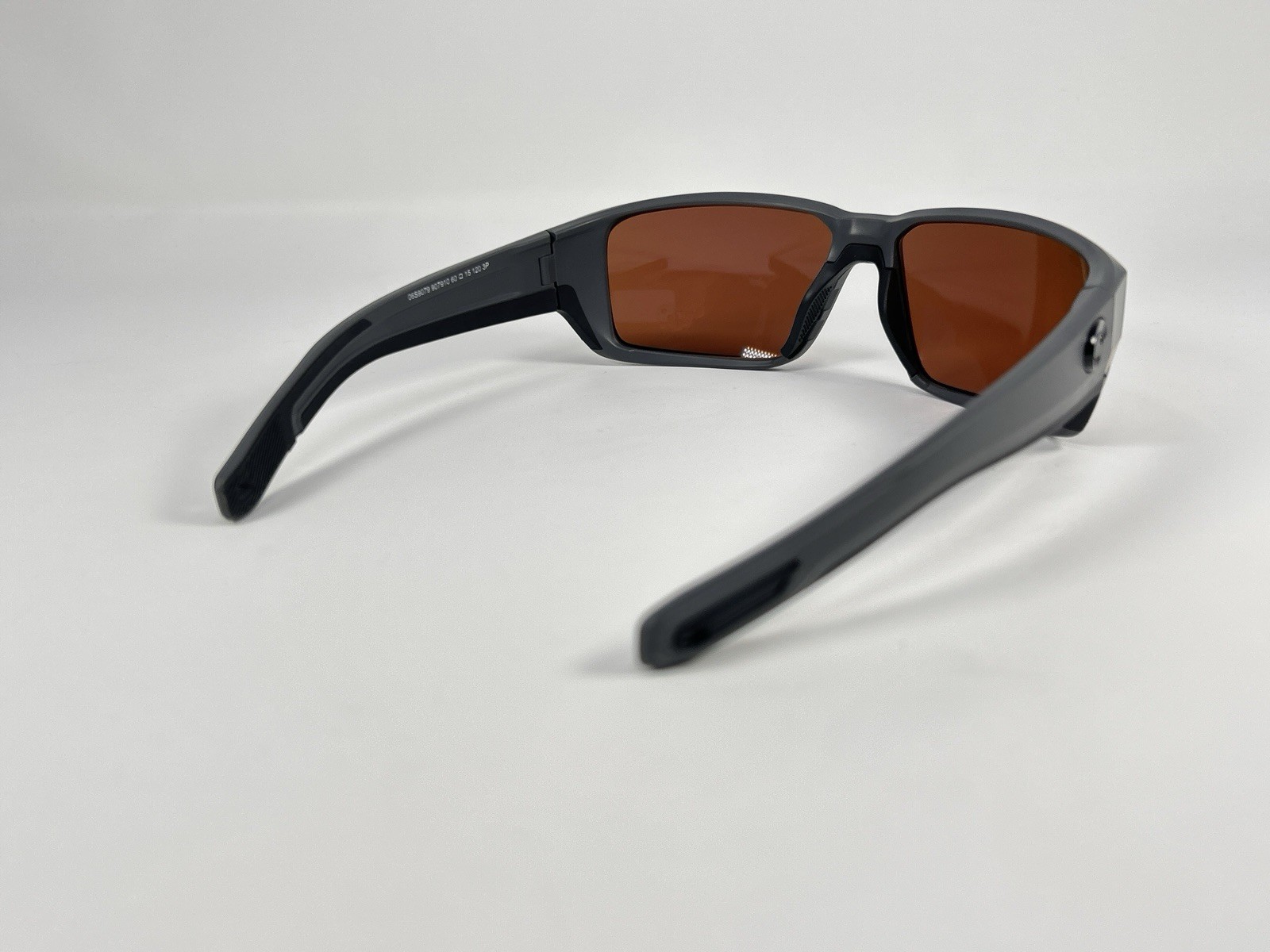 Costa Del Mar Fantail Pro Gray Matte Green 580G Polarized Sunglasses 06S9079-10