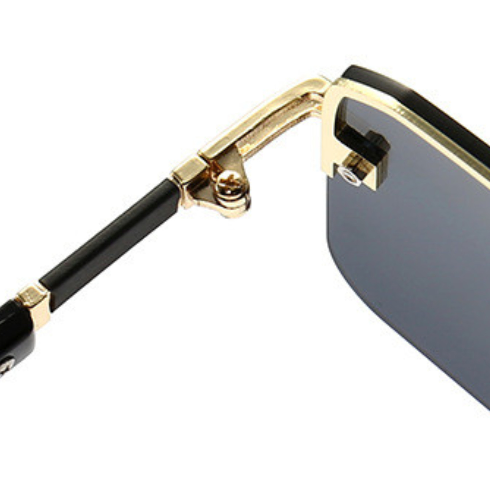 Men’s Sunglasses Designer Square Classic Gold Frame Shades Metal Fashion Hip Hop