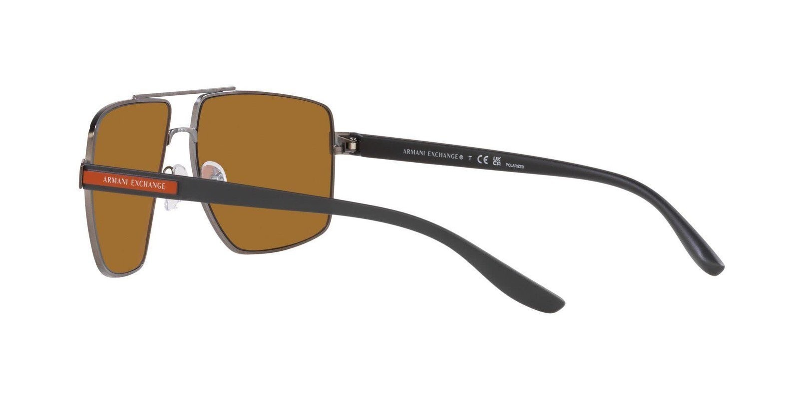 Armani Exchange A|X Mens Ax2037s Square Sunglasses, Matte Gunmetal/Polarized…