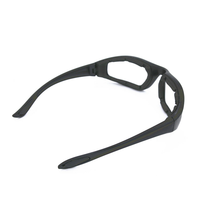 Clear Lens Wind Resistant Sunglasses Motorcycle Cycling Goggles Riding Glasses