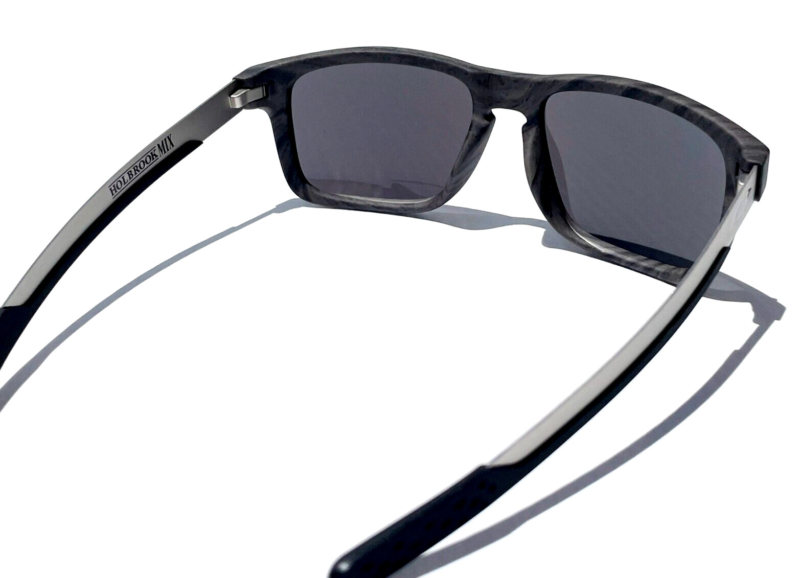 NEW Oakley HOLBROOK MIX Woodgrain w PRIZM BLACK Iridium Lens Sunglass 9384-04