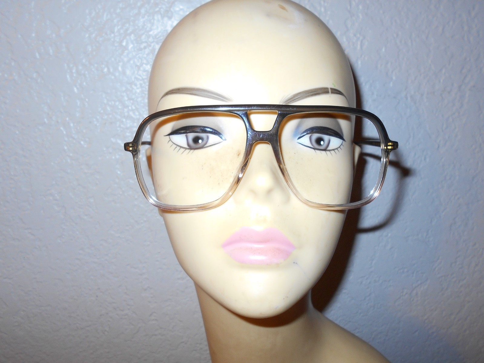 Gucci GG0545S 005 Gray Clear Frame Sunglasses