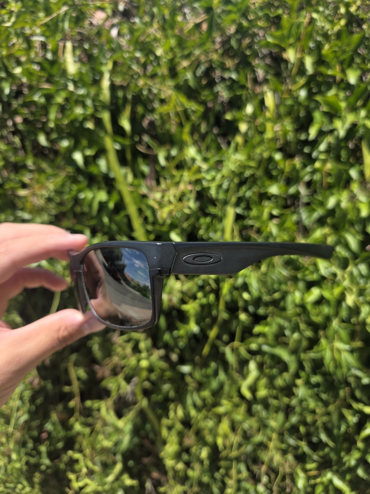 Oakley Twentysix.2 Men’s Rectangle Sunglasses Black Mirrored Lightweight