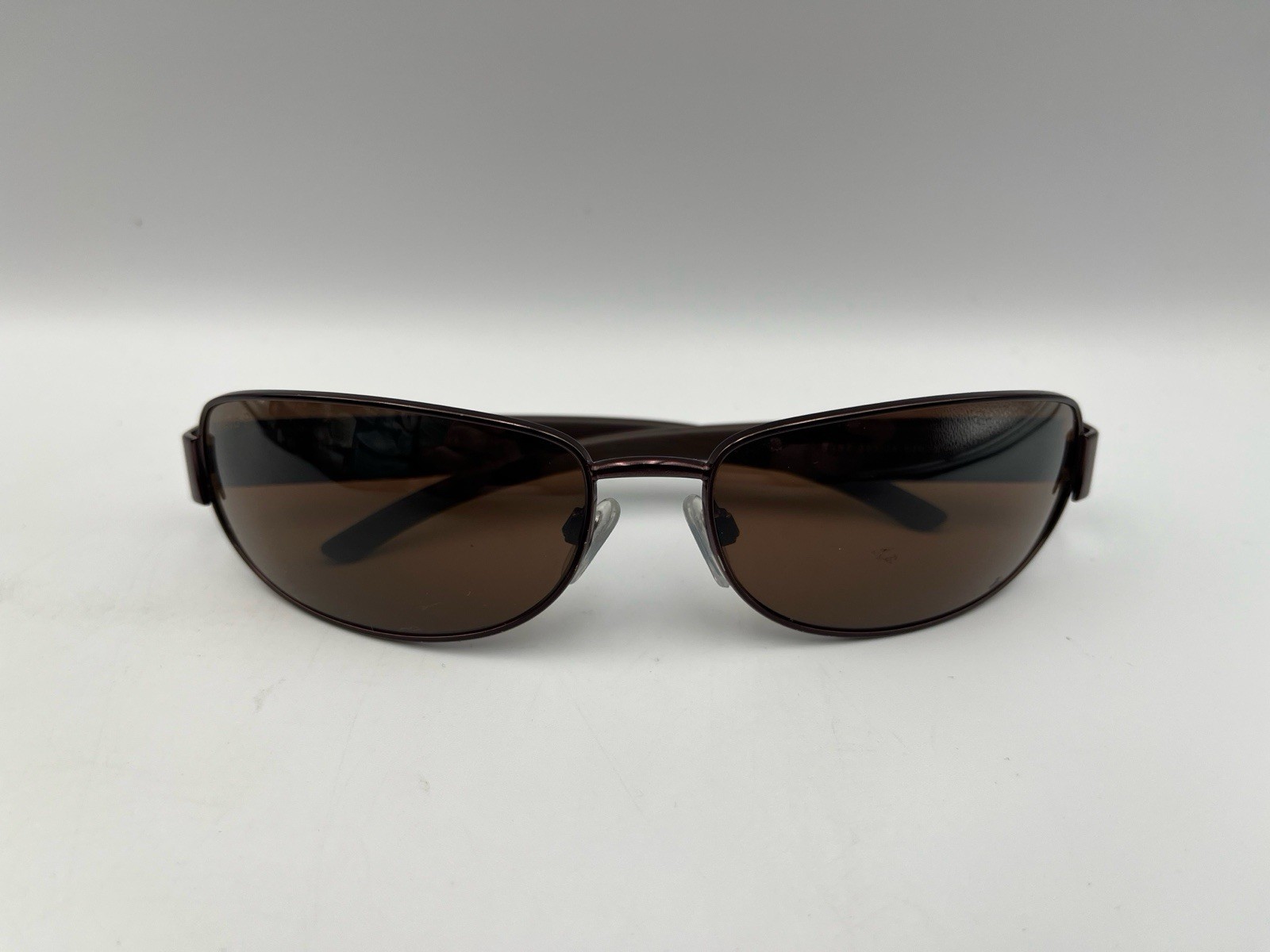Revo Bronze Sports Wrap Metal Polarized Sunglasses