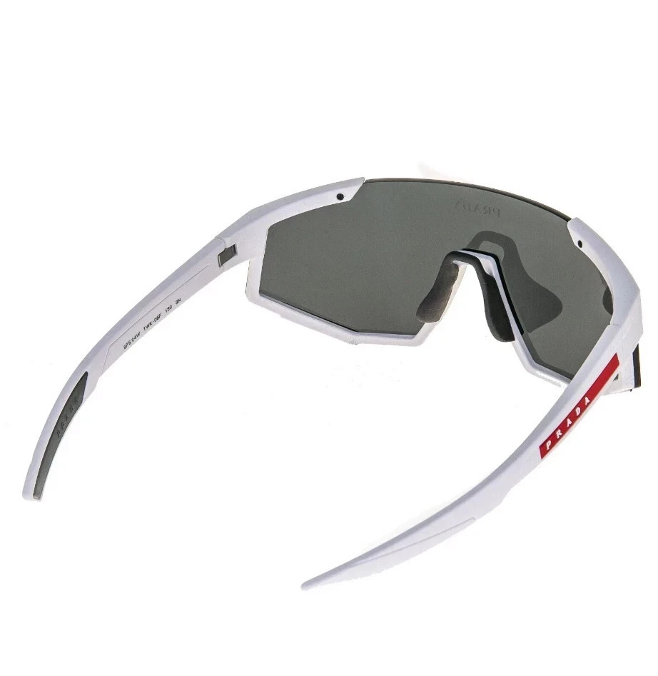 PRADA Linea Rossa PS04WS White Sport Wrap Pilot Sunglasses Unisex