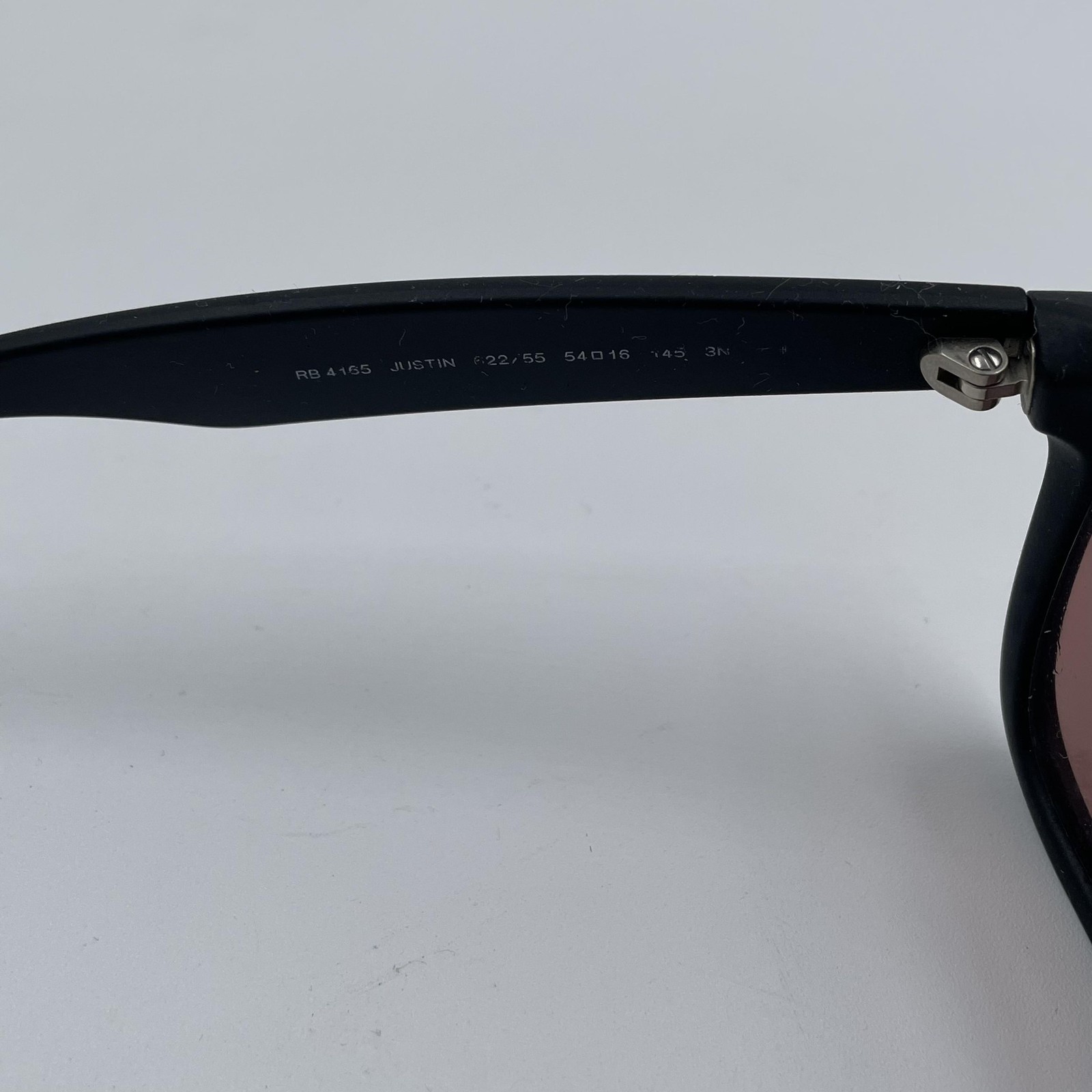 Ray-Ban Justin RB4165 Sunglasses Mens Black Red Lens 622/55 54-16 Frame Only
