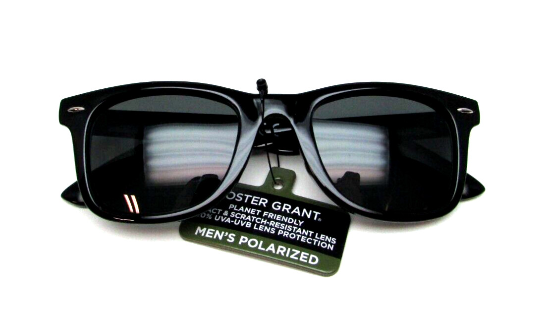 Foster Grant Men’s POLARIZED Sunglasses FG MP 20 09 001 100% UV Protection
