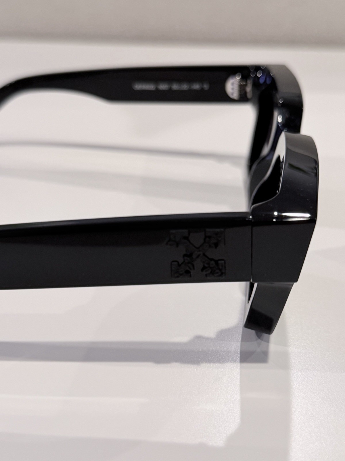 Off-White Virgil Sunglasses Black/Dark Grey OERI022S22PLA0011007