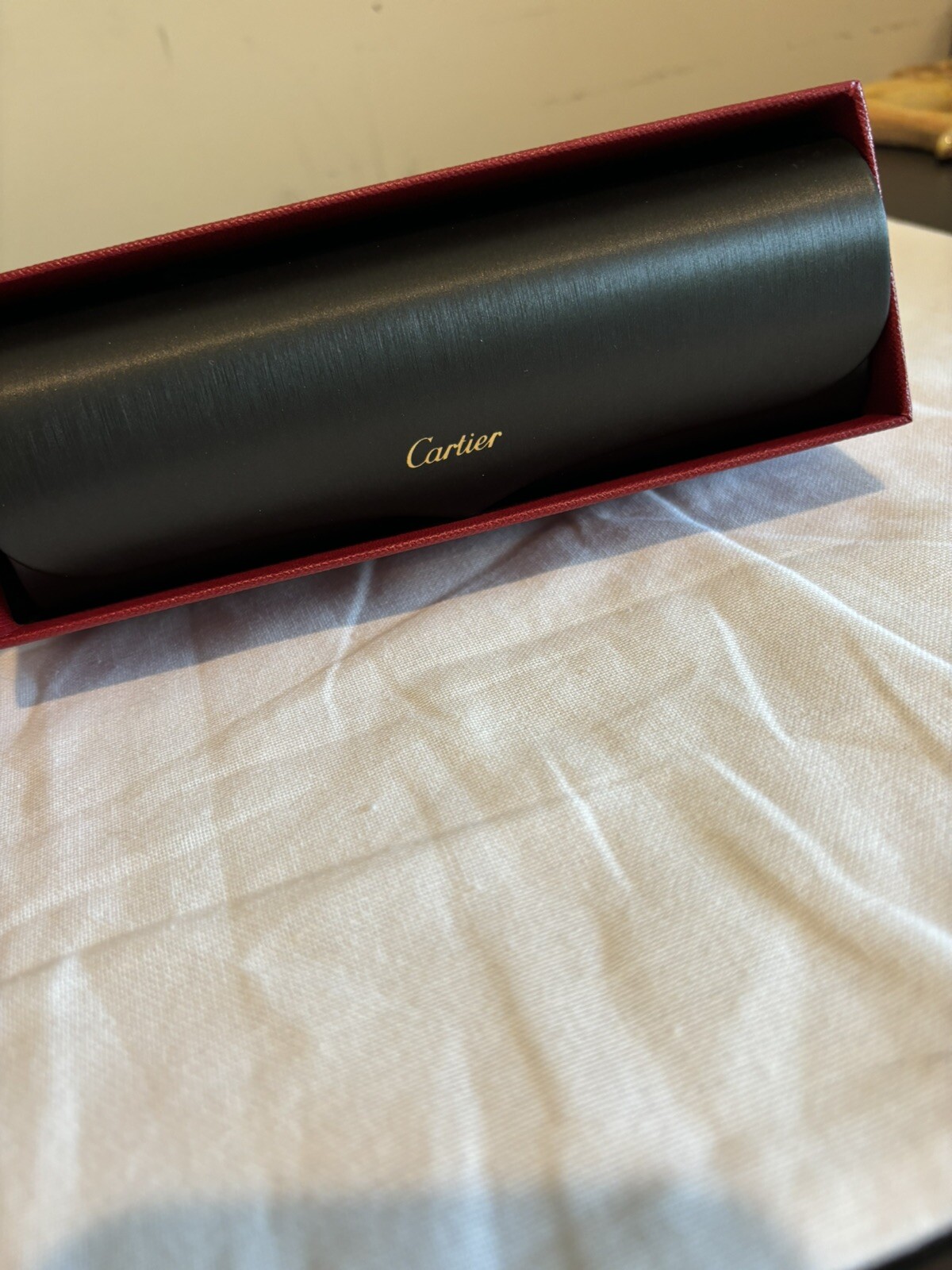 Cartier Sunglasses Buffalo Horn And Gold. Box, Papers and Receipt $1k Discount