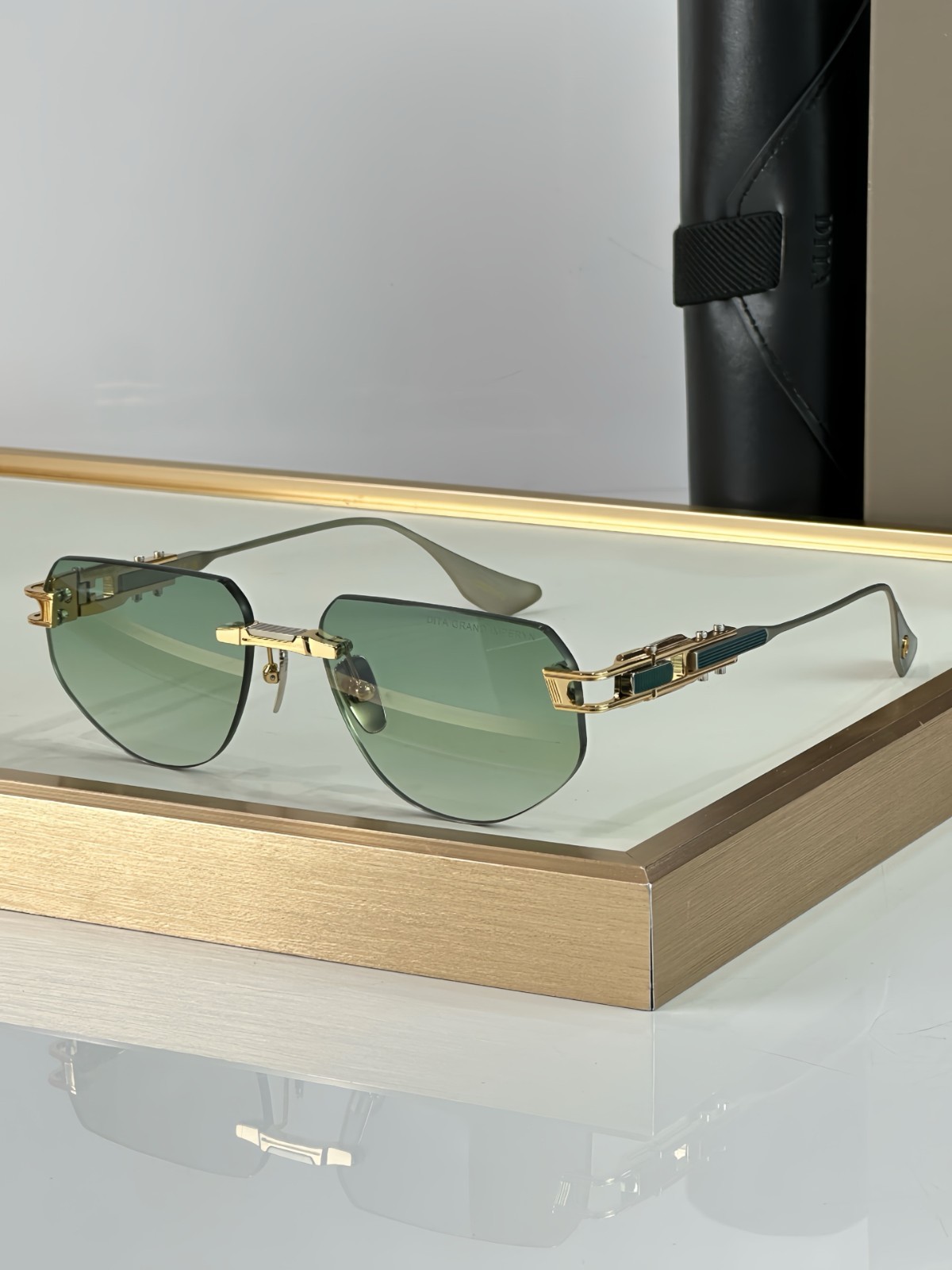DITA GRAND IMPERYN DTS164 Sunglasses Rimless Luxury 66-17-140mm
