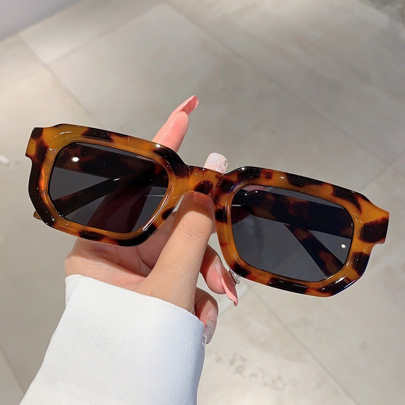 MEN SUNGLASSES HIP HOP SQUARE DESIGNER SHADES RETRO THICK FRAME CLASSIC FASHION