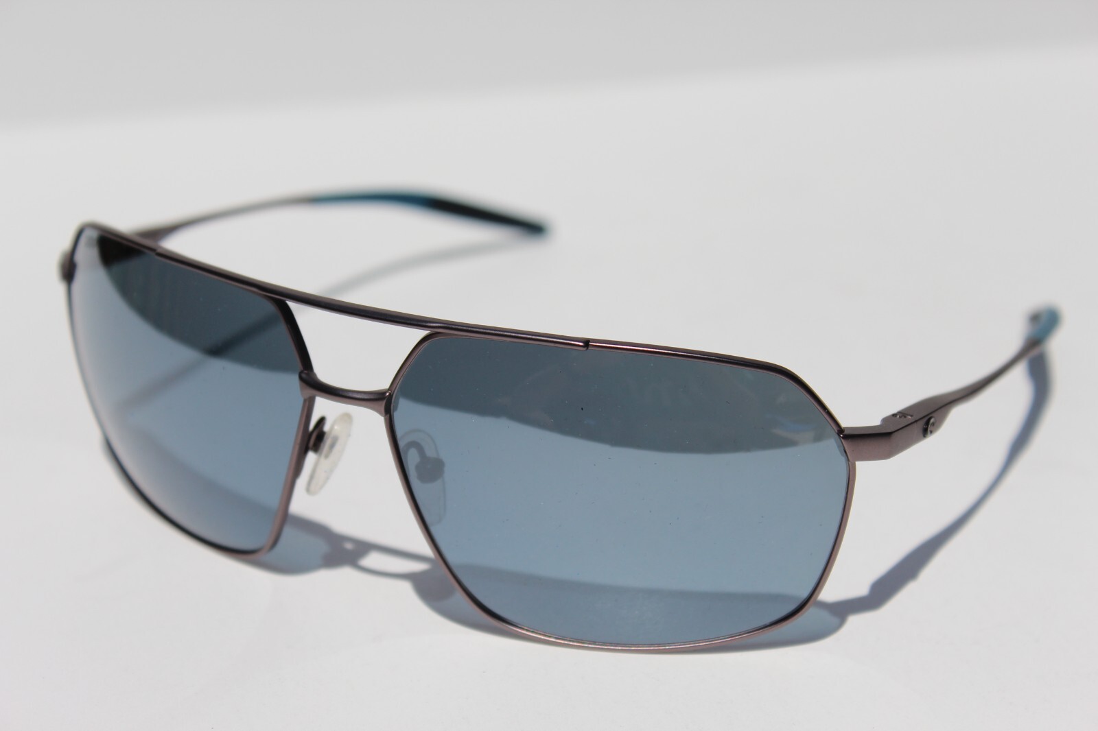 COSTA DEL MAR Pilothouse 580P POLARIZED Sunglasses Matte Gunmetal/Silver NEW