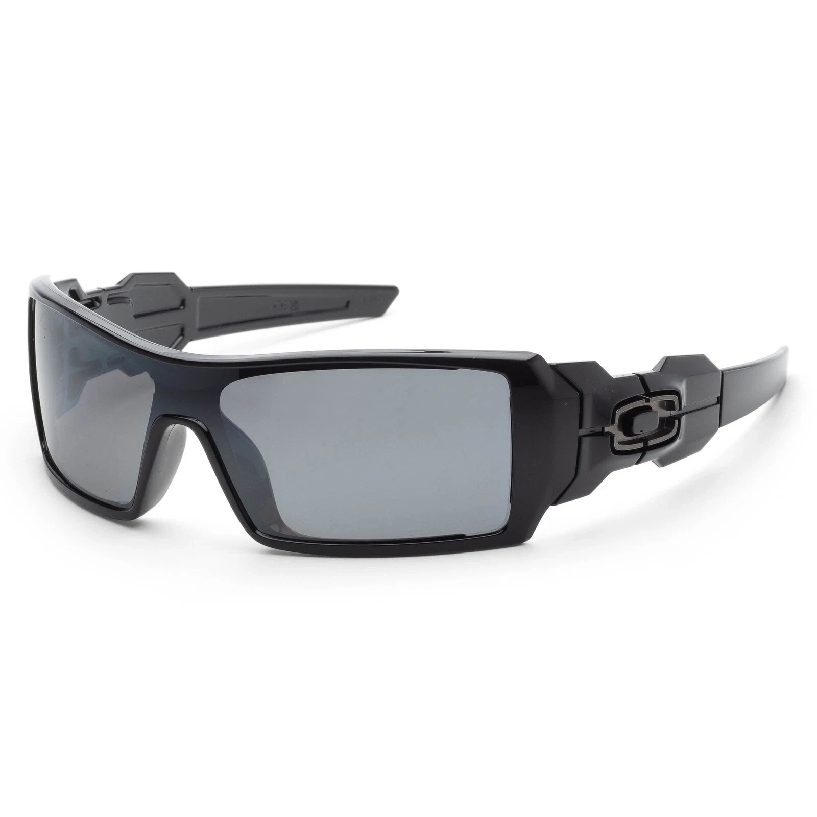 Oakley Men’s Oil Rig 50mm Polished Black Polarized Sunglasses OO9081-26-203