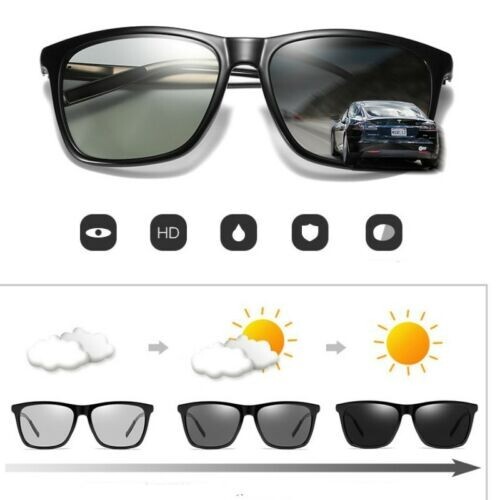 VEITHDIA Aluminium Polarized Photochromic Sunglasses Men Eyewear Driving Glasses