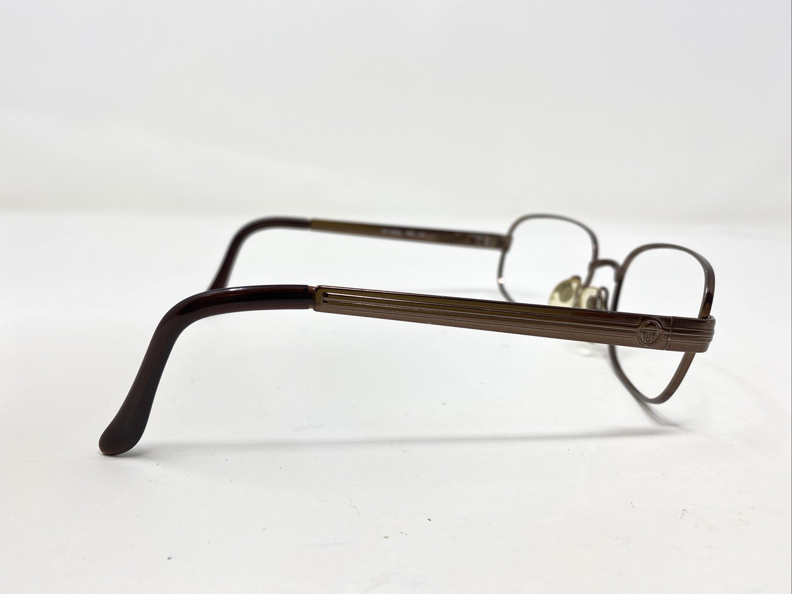 Sergio Tacchini Italy ST1070-S T869 135mm Shiny Brown Sunglasses Frame KE56