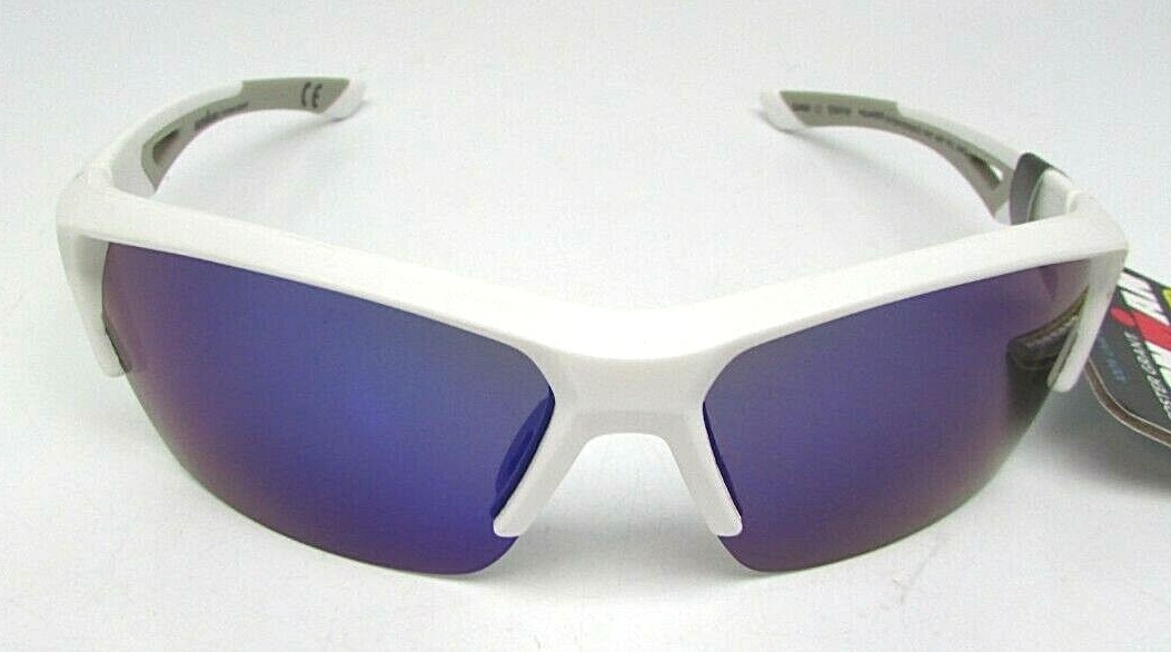 Foster Grant IronMan INTERFERENCE WHITE Polarized Sunglasses NEW See Description