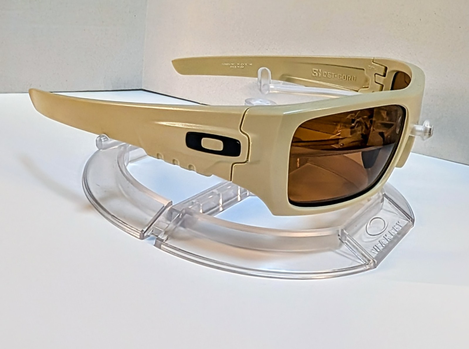 Oakley SI BALLISTIC DET CORD Desert Tan w/ Brown Polorized Lenses. Made In USA!!