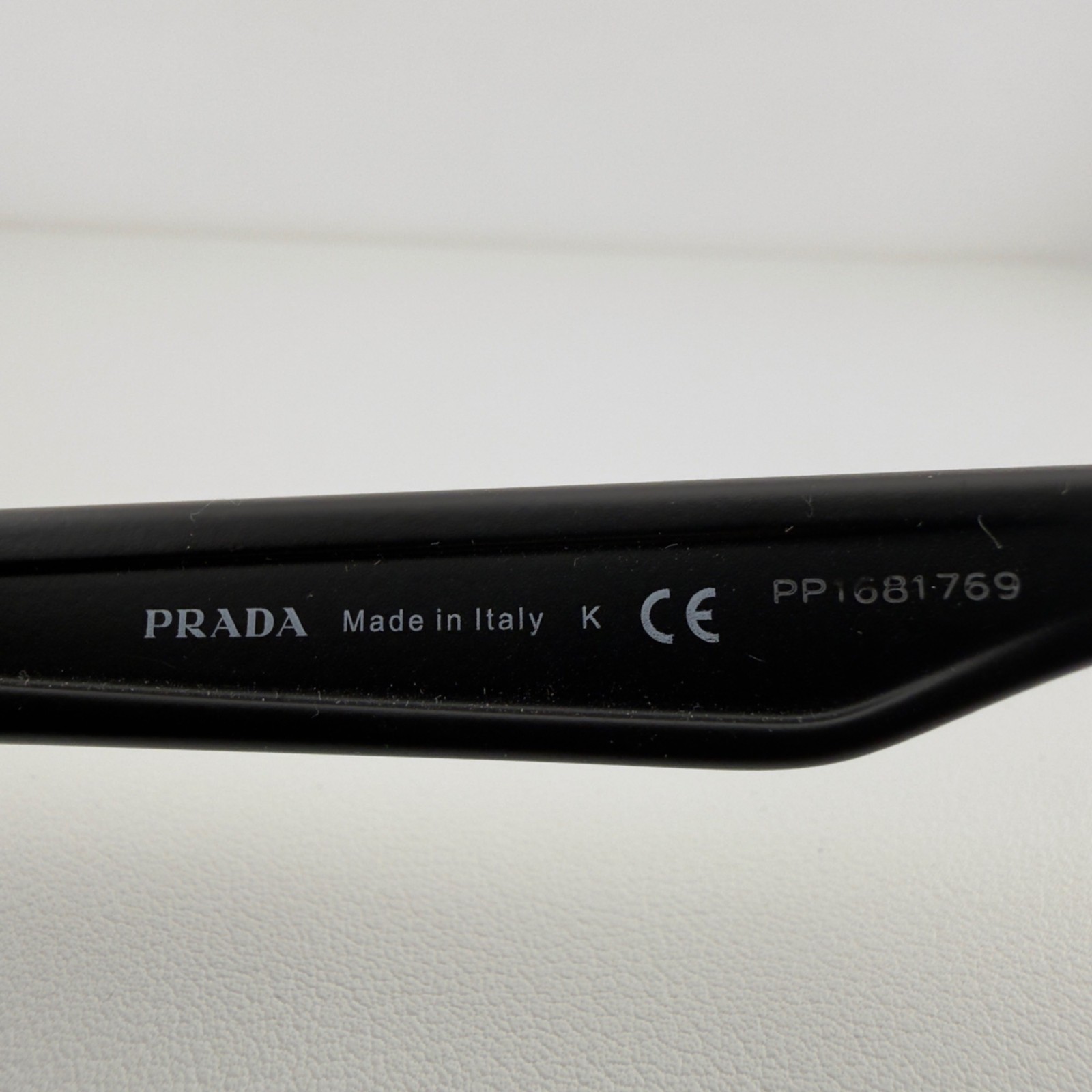 Prada SPS01U Sunglasses Linea Rossa Black Rubber 59 19 145 READ