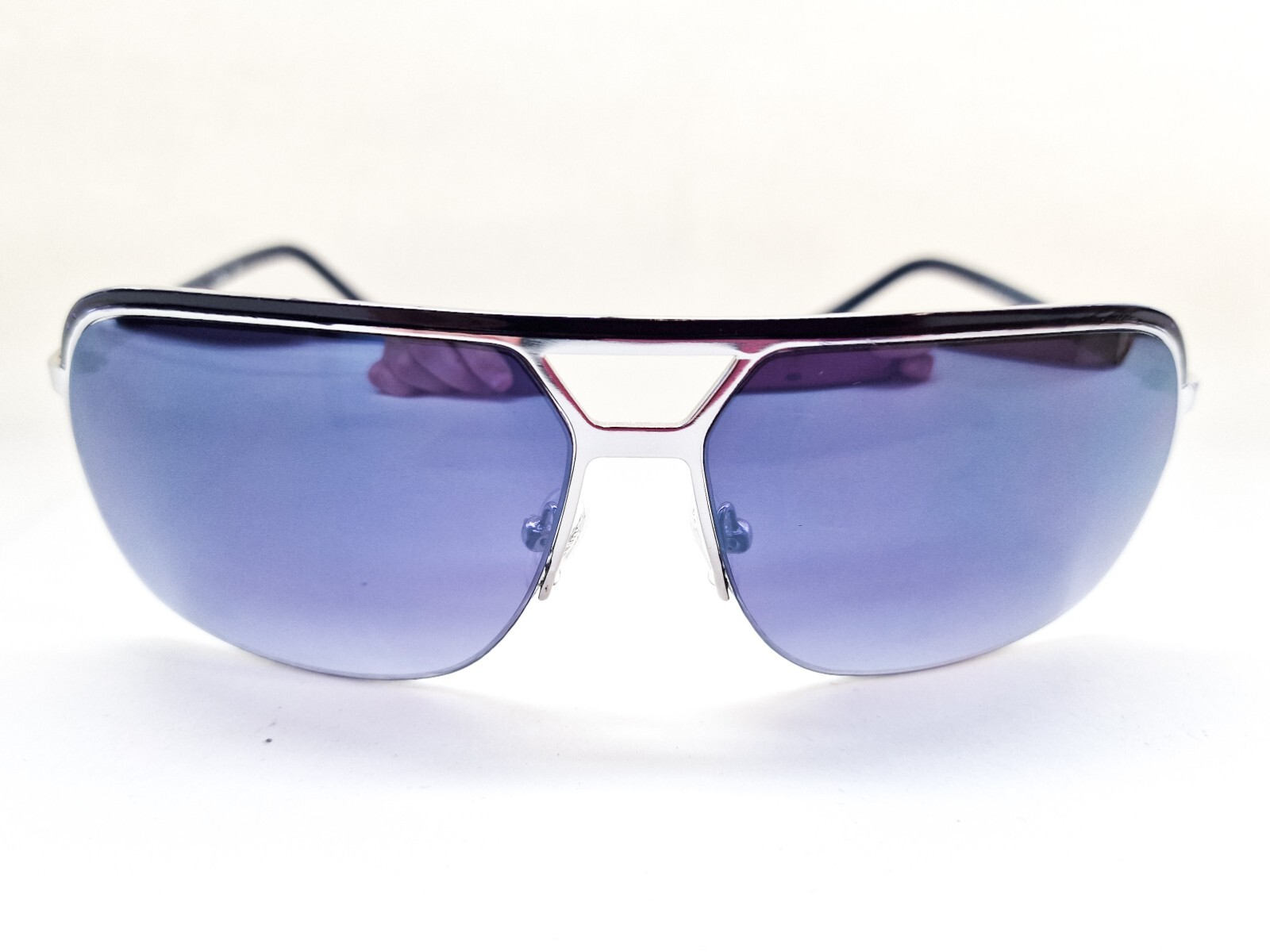 Guess Men’s Sunglasses GF0159-92W-65 Silver Metal Frames NEW Authentic