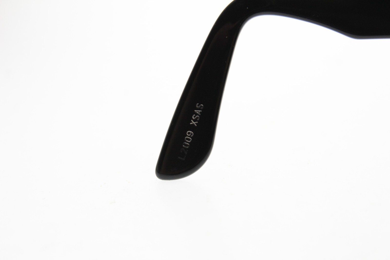 VTG B&L RAY-BAN L2009 XSAS SHINY BLACK EBONY G15 WAYFARER MADE IN USA 50/24 MM