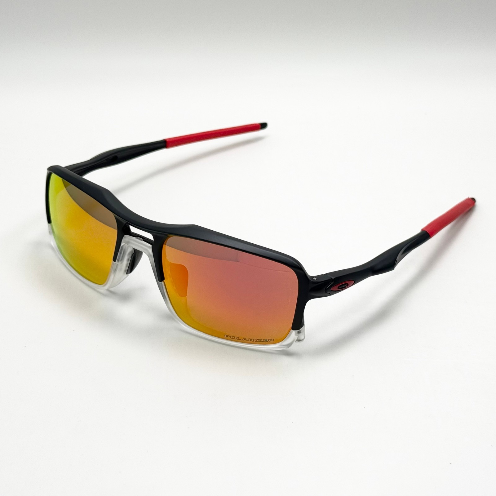 Oakley OO9266 Triggerman Matte Black Sunglasses Ruby Lens New