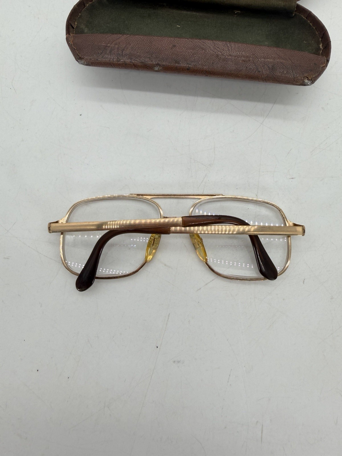 Vintage 1980s Rodenstock Manuel Gold Frame Aviator Eye Glasses 140 – 16mm RARE