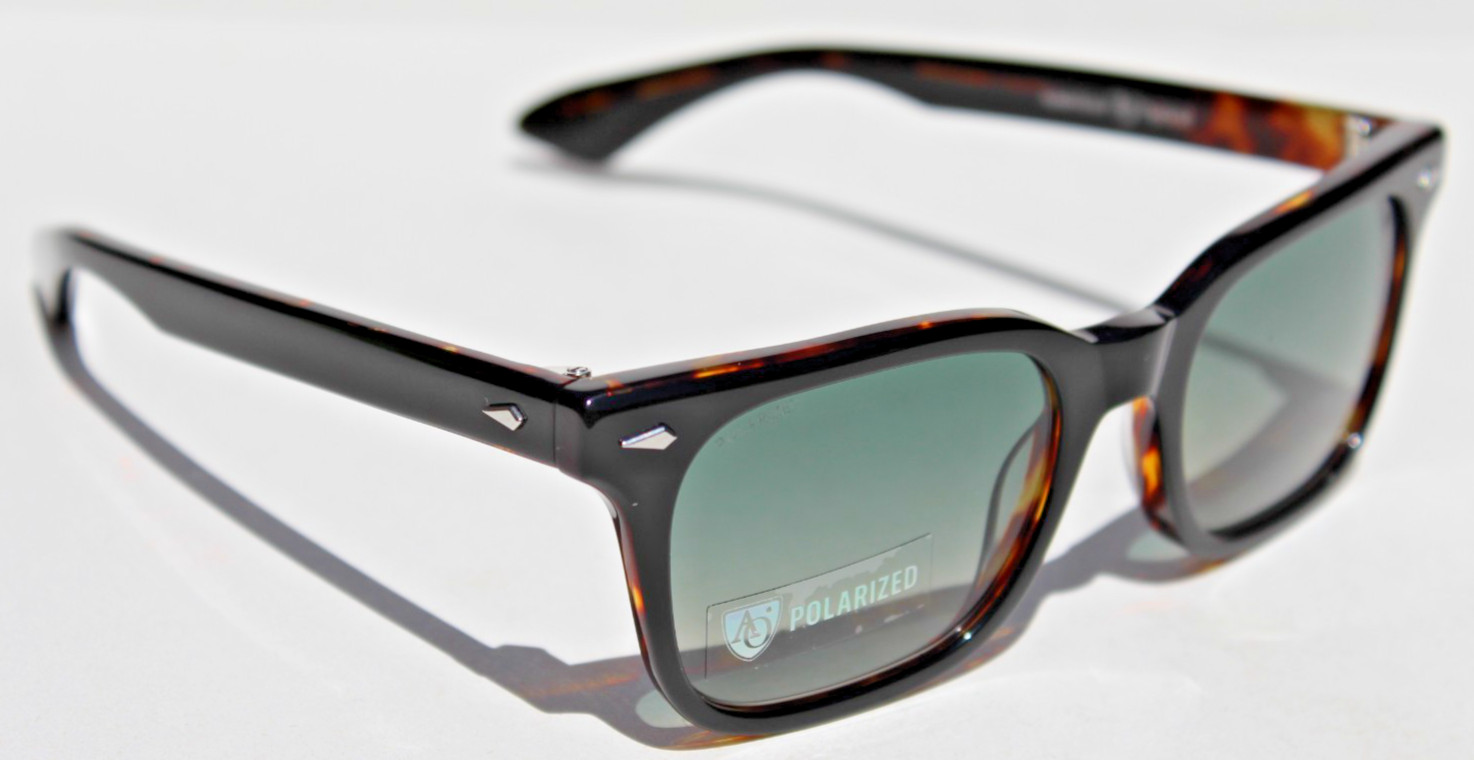 AMERICAN OPTICAL Tournament POLARIZED Sunglasses Black Tortoise/Green ST EGN-P