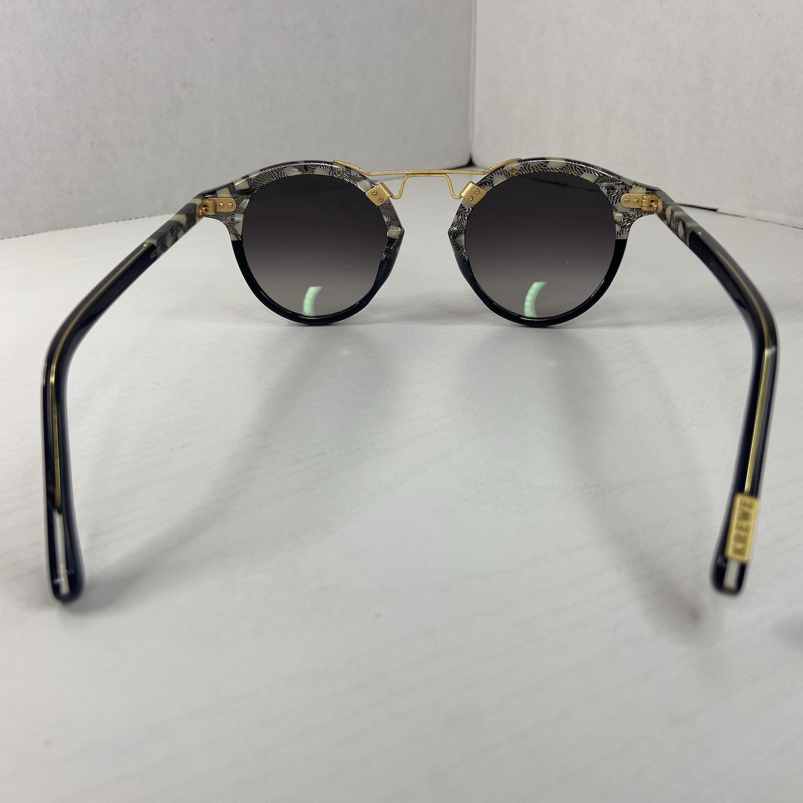 KREWE ST. Louis “Lundi” tortoise Gradient Lens Sunglasses