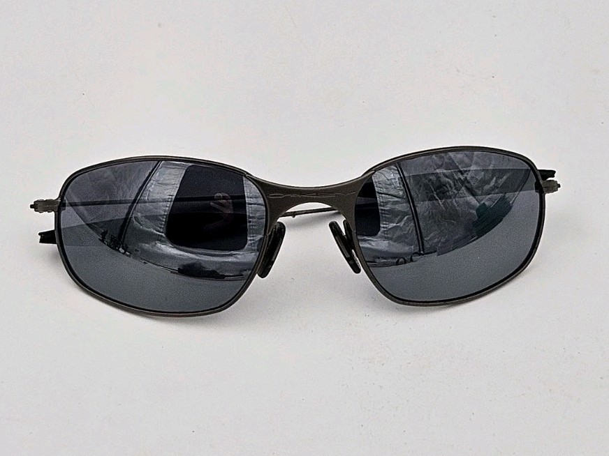 OAKLEY Metal Sports Wrap Sunglasses With Pouch