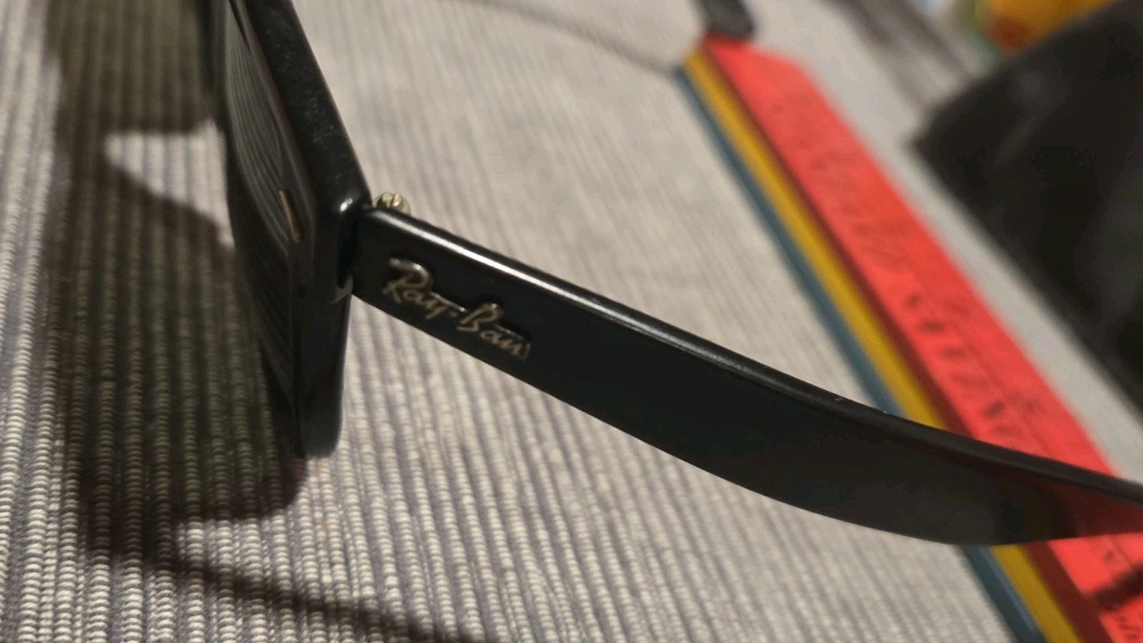 Vintage B&L Ray Ban Wayfarer II 2 Bausch & Lomb Sunglasses Made In USA Black