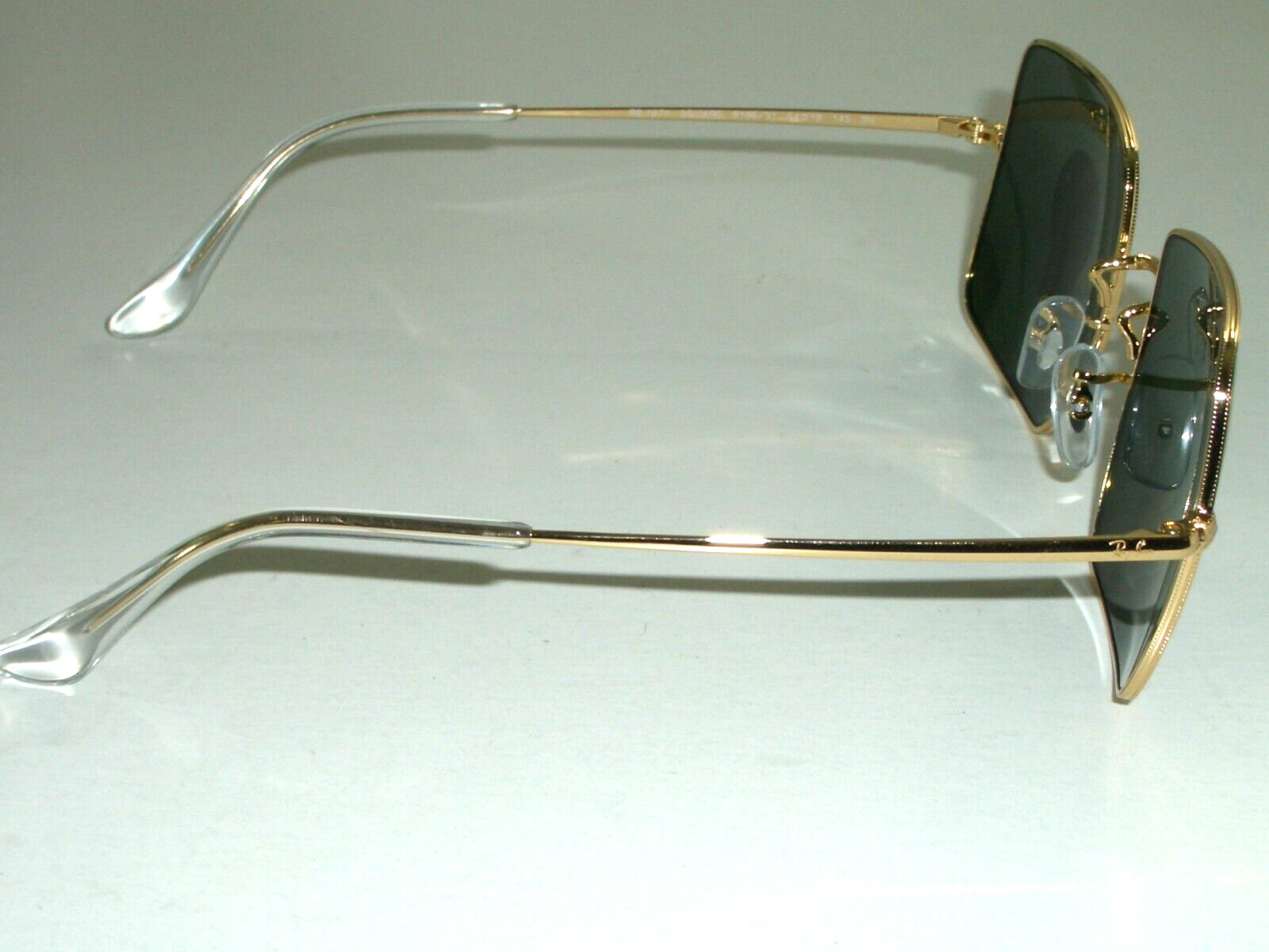 54[]19mm 145 RAY-BAN ITALY RB1971 G15 CRYSTAL GEP SQUARE SHAPED SUNGLASSES MINT