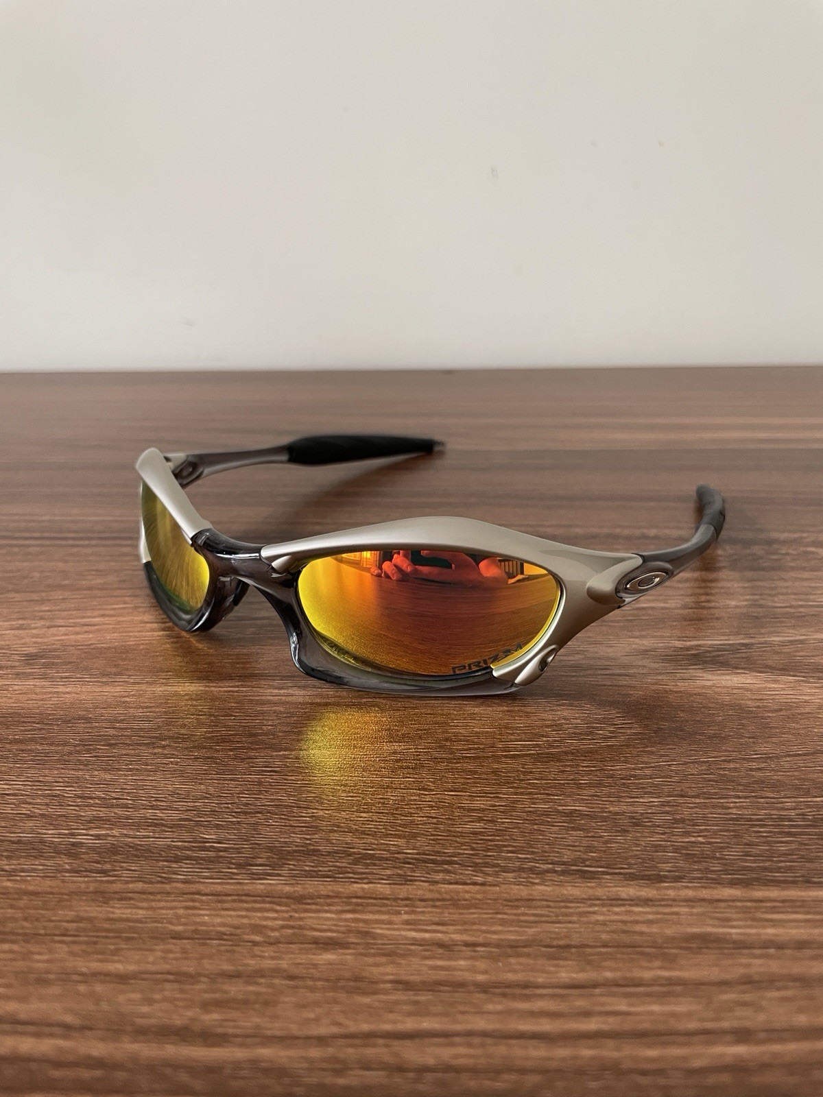 Oakley Splice Y2K Sunglasses. Orange Lens