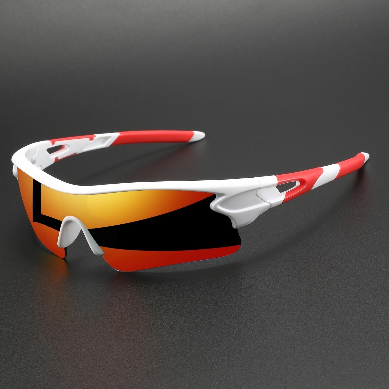 Unisex Sports Sunglasses Polycarbonate UV400 Cycling Running Fishing Glasses