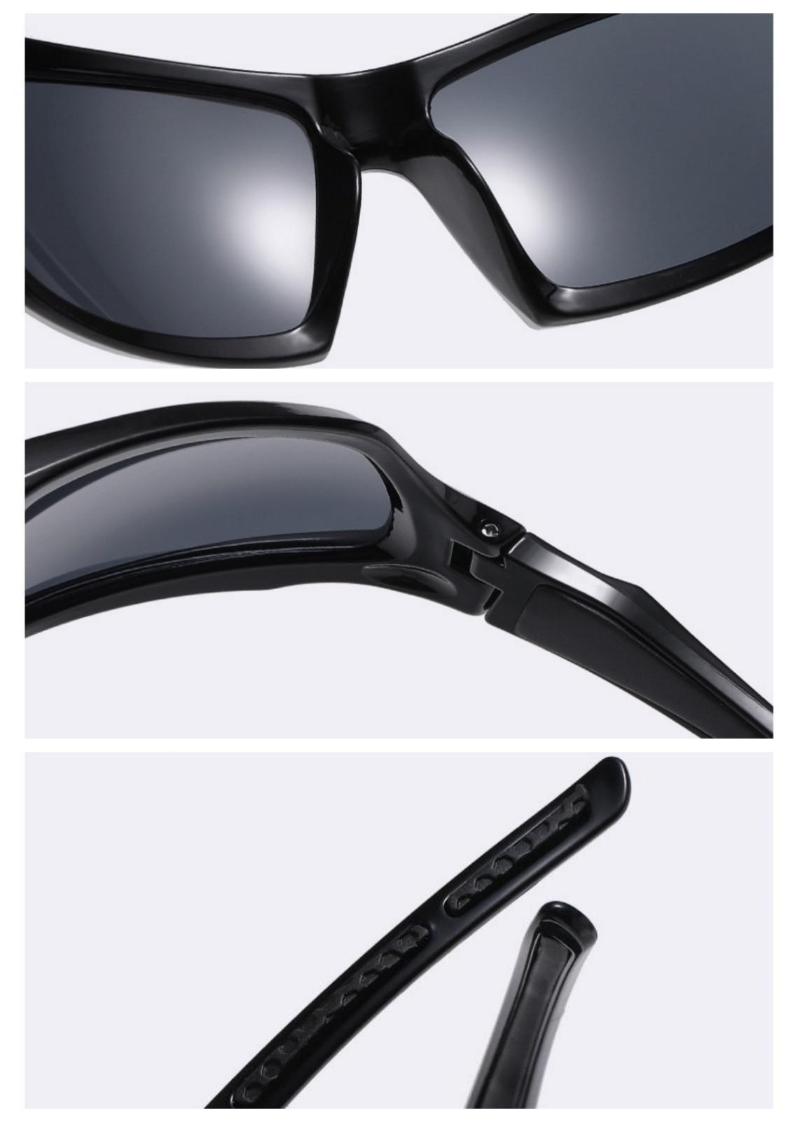 Black Polarized Cycling Sunglasses Outdoor Climbing Skiing Fishing Goggles GIFT