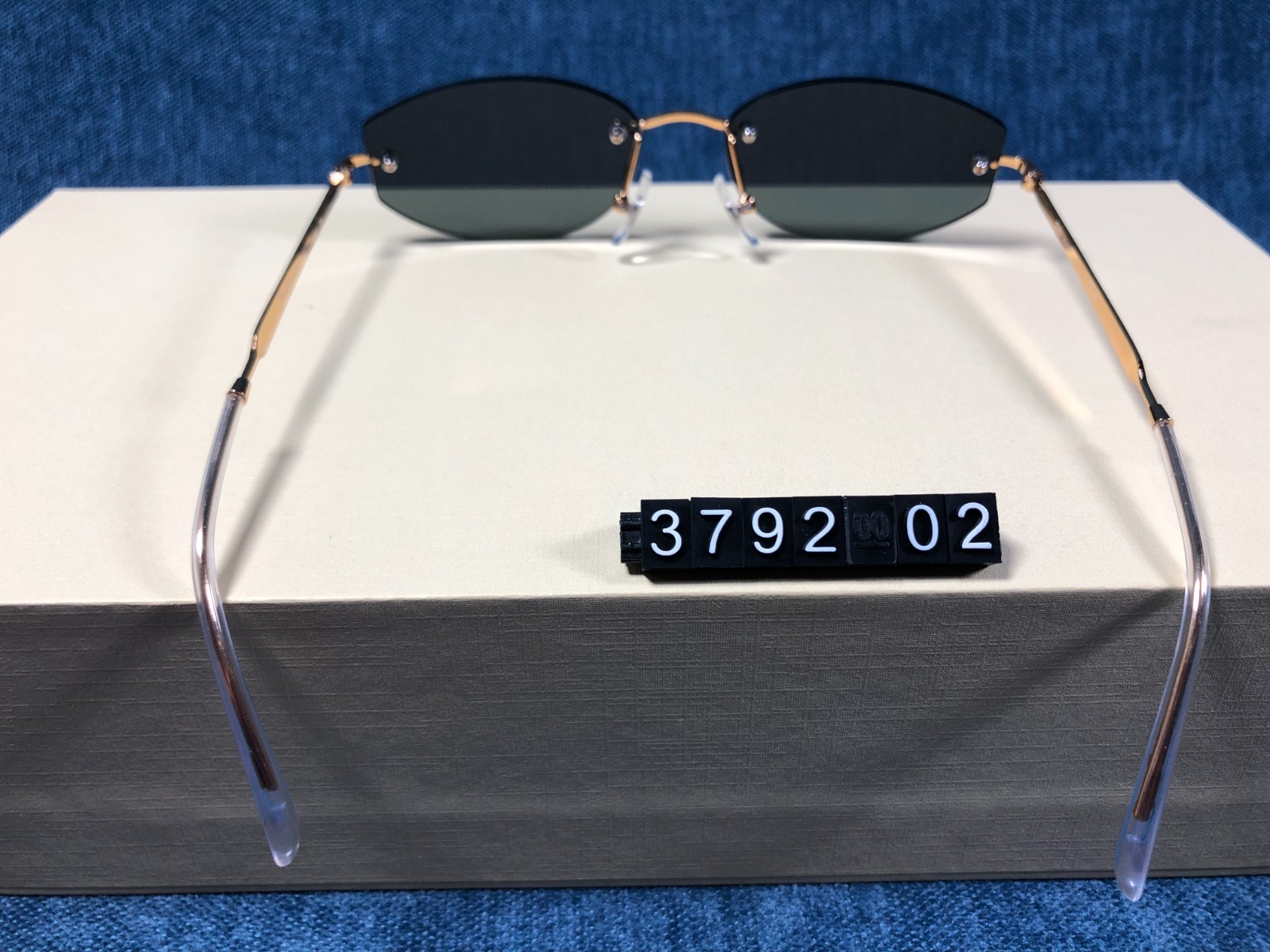 Ray-Ban RB3792 Unisex Sunglasses Gold Frame 55/17MM Grey Lens 001/71 145MM –02