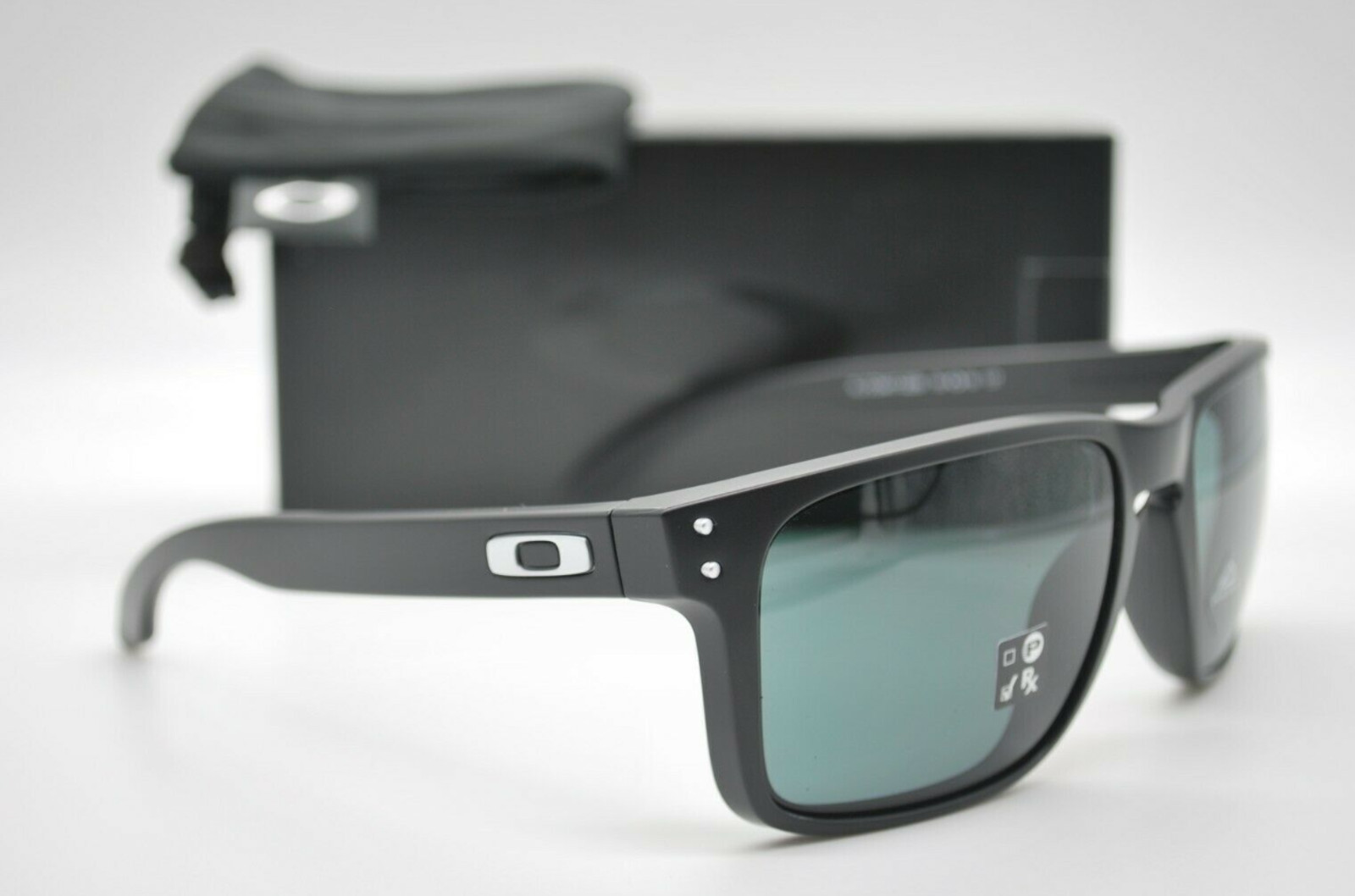 Oakley Sunglasses HOLBROOK XL OO9417-2259 Matte Black Frames Grey PRIZM Lenses