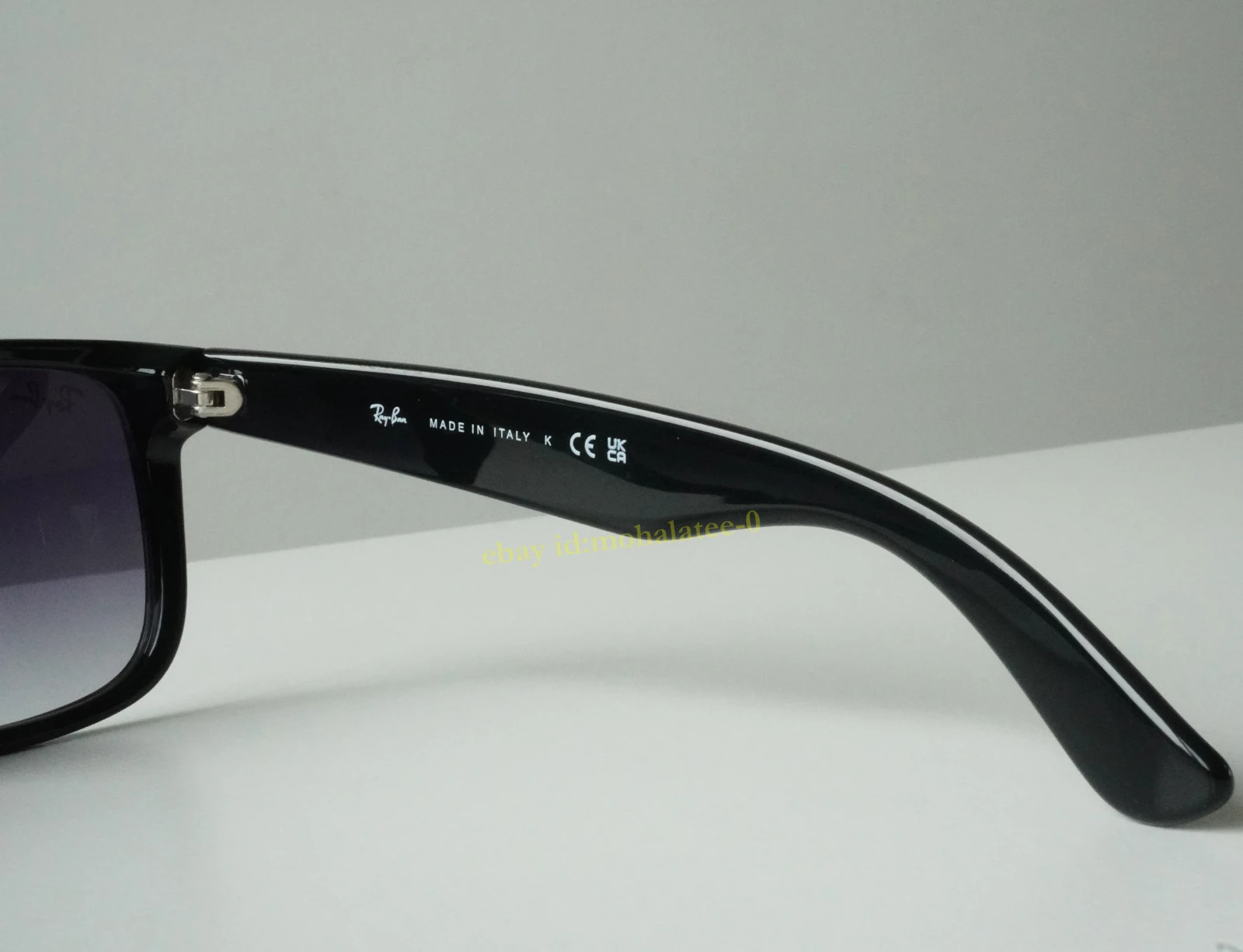 Ray-Ban RB4165 601-8G Grey Gradient Lens Matte Black Frame Unisex Sunglasses 54