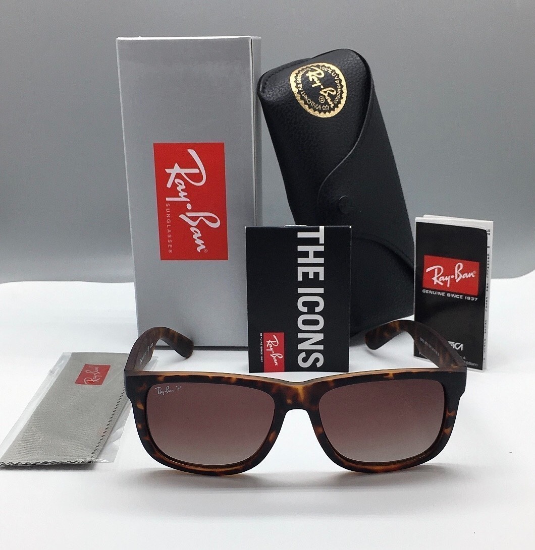 BROWN RB4165 RAY-BAN JUSTIN MAN SUNGLASSES (RB4165 54-16 145MM)