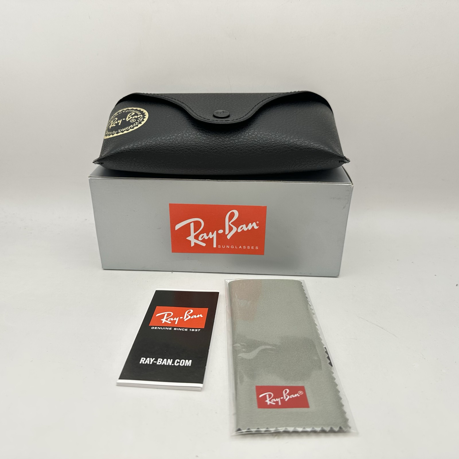 Ray Ban Mens Irregular Aviator Double Bridge Sunglasses RB3663 Blackl/Green