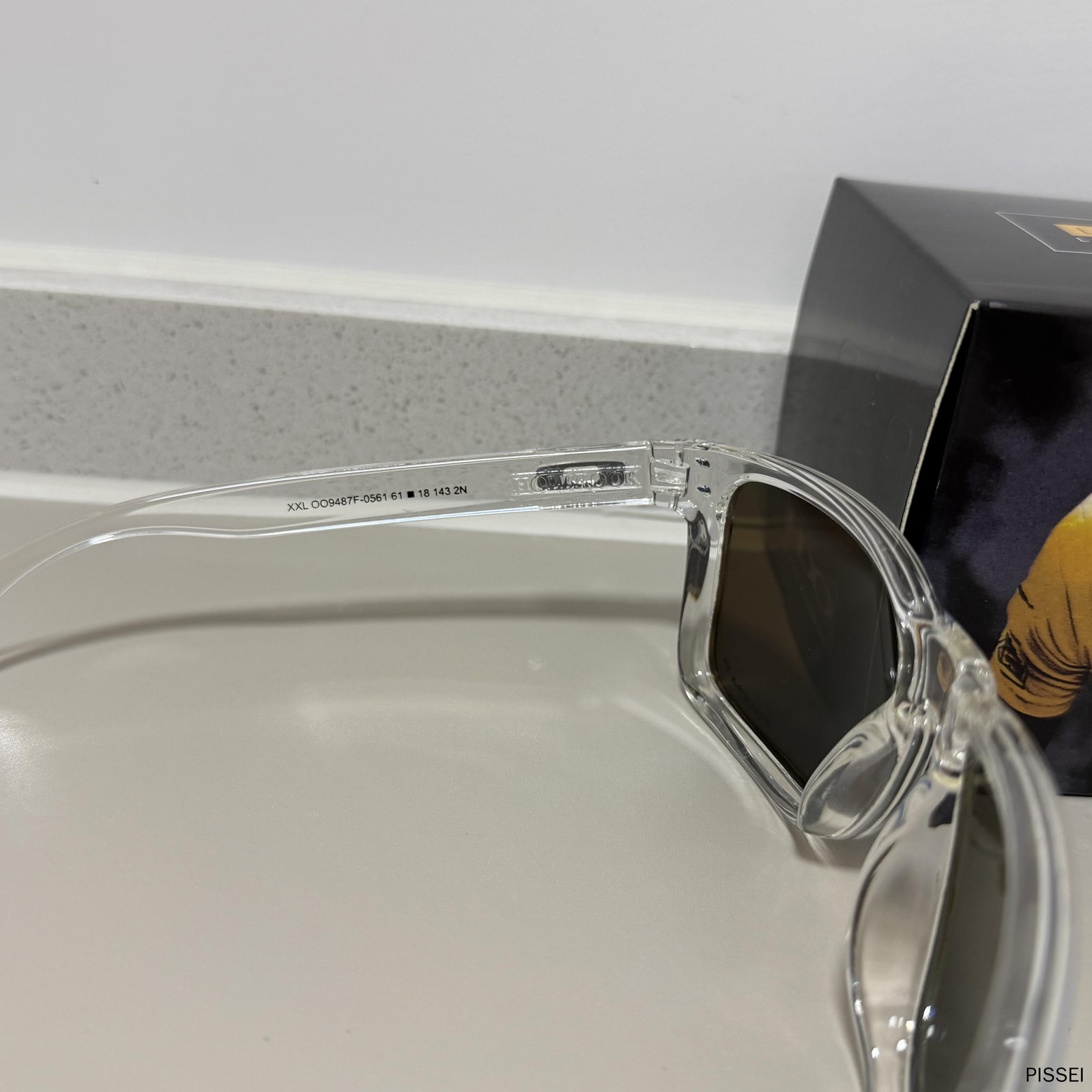 Oakley HOLBROOK XXL OO9487 Sunglasses with Clear Polarized PRIZM Ice Blue IN BOX