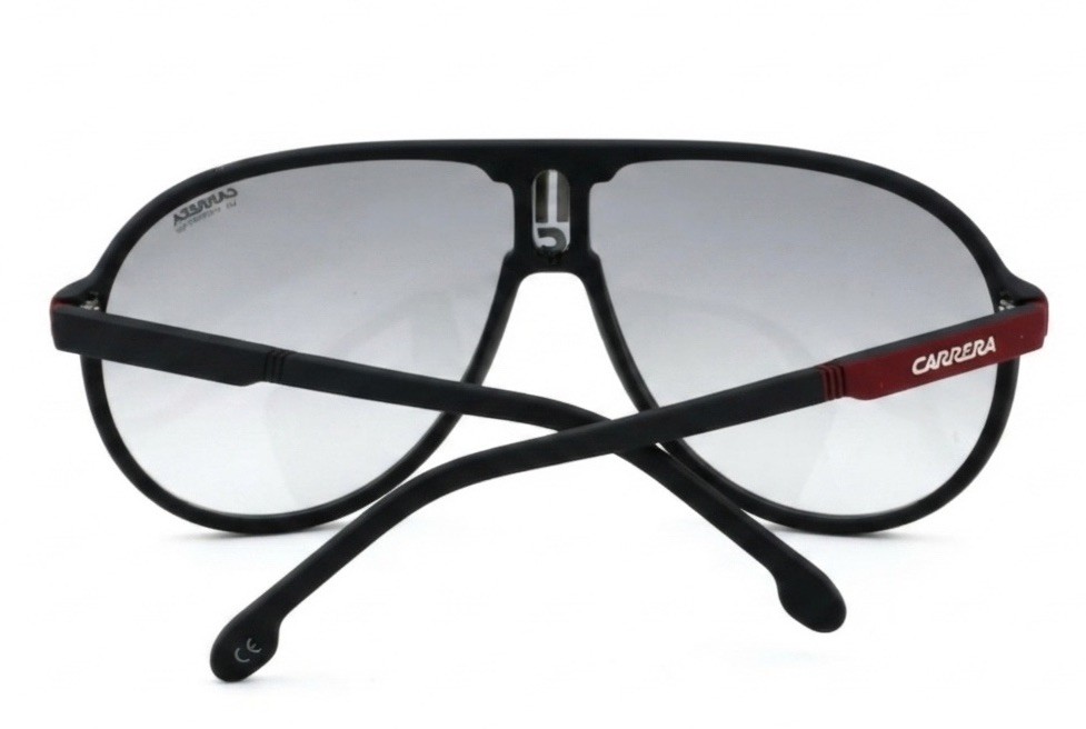 Carrera Men’s Aviator Sunglasses Blue Metal/Plastic Frame, Gray Tinted 130mm