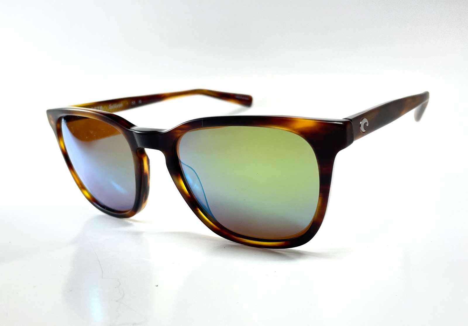 Costa Del Mar Sullivan Tortoise frame Green Mirror 580 glass lens