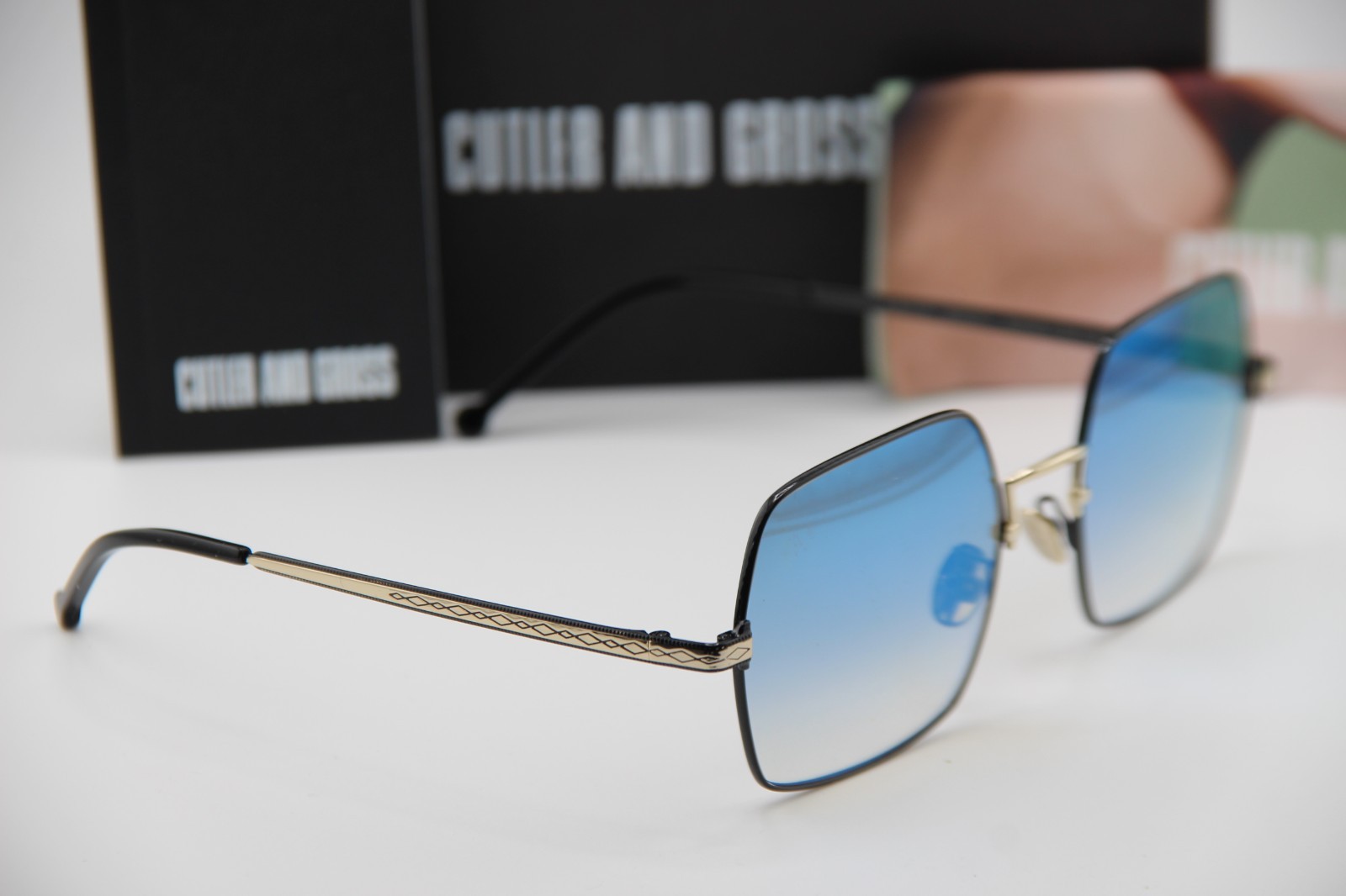NEW CUTLER AND GROSS M:1300 C:05 BLACK GRADIENT AUTHENTIC FRAME SUNGLASSES 56-20